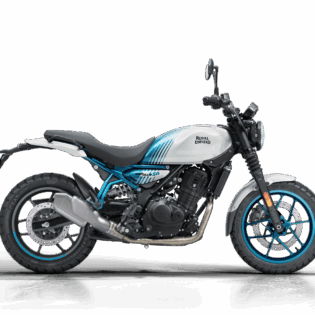 LOCATION DE ROYAL ENFIELD GUERILLA 450cc BRAVA BLUE